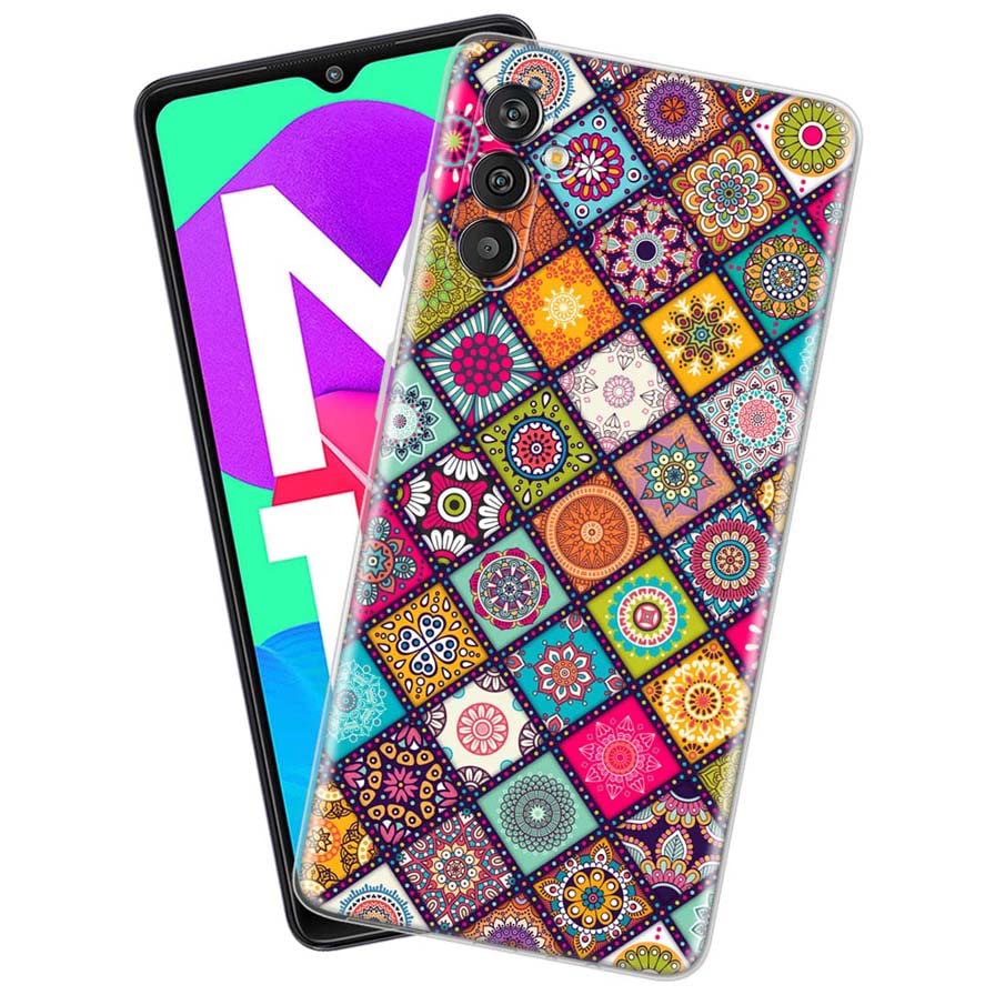 Fashionury Silicone Back Cover Case for Samsung Galaxy M13 4G / Designer Flexible Soft Back Case Cover for Samsung Galaxy M13 4G- D0894, Multi-Coloured (B0BD59THPS) Amazon Price History, Amazon Price Tracker