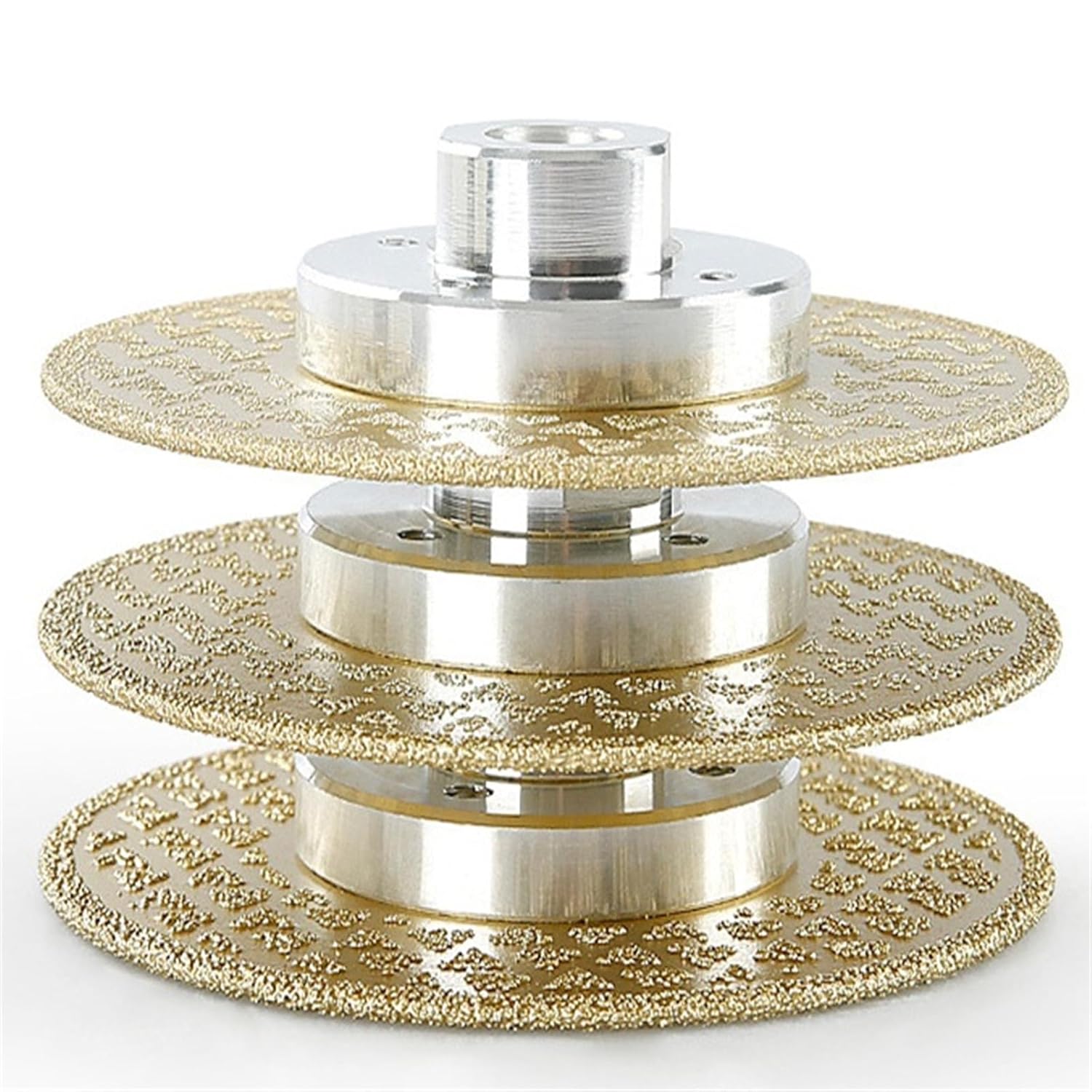 Angle Grinding Wheel - Electroplated Diamond,4 1/2" Ranite Grinding Wheel,High Strength Alloy Steel, for Metal, Stone, Concrete, Tile Cutting & Grinding (3set, one Size, 45, Medium)