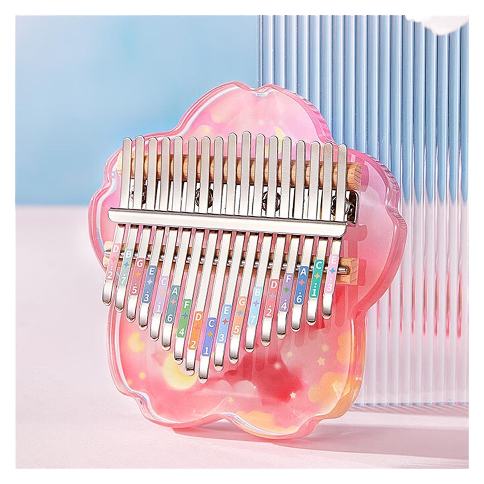 Tragbare Kalimba Niedliches Acryl Kalimba Klavier