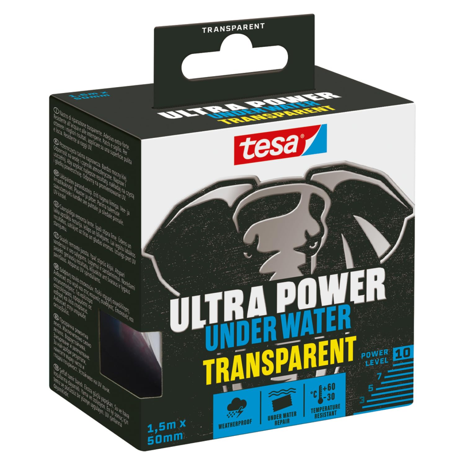 tesa 56481-00000-00 Ultra Power Underwater repair Tape 1.5m x 50mm...