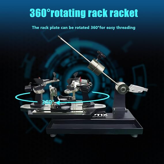 GT-120 Drop Weight Stringing Machine Manual Desktop Tennis Racket Stringing Machine, with Tools and Accessories