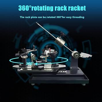 GT-120 Drop Weight Stringing Machine Manual Desktop Tennis Racket Stringing Machine, with Tools and Accessories