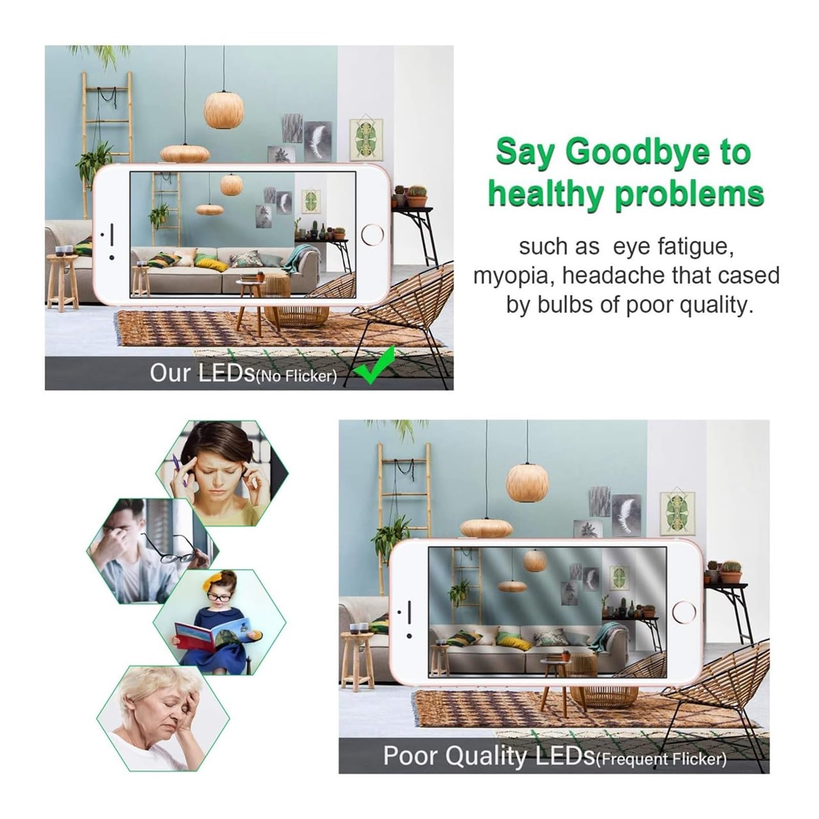 Bombillas LED G9 3W Reemplazo 30W Sin parpadeo Para lámparas araña lámparas techo lámparas mesa para uso en interiores hogar y oficina (no regulables)(Warm White 3000K)