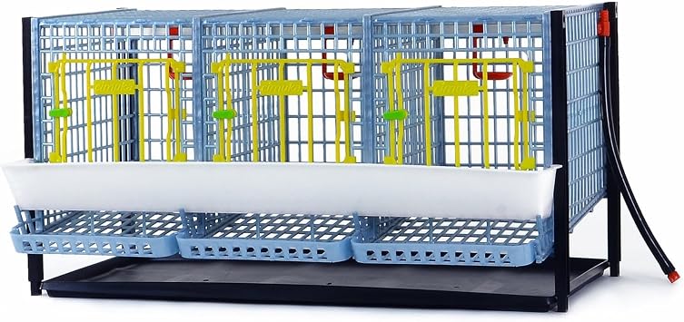 Chicken Cage - H 15" Layer Addition Power-Washable, Durable, PP Plastic Polypropylene | Hatching Time