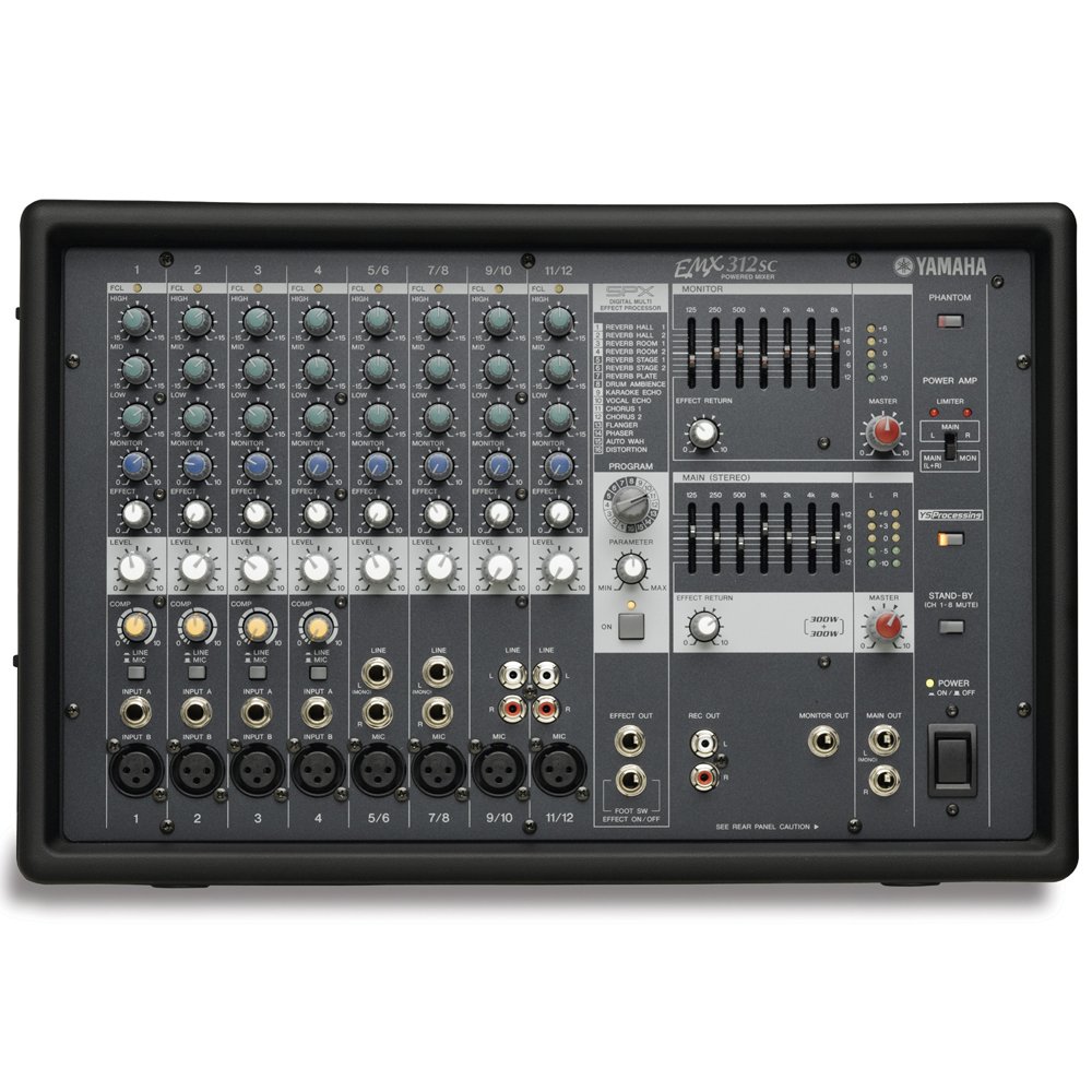YAMAHA EMX312SC パワードミキサー A368 Yamaha EMX312SC Analog Mixer : Amazon.in: Musical Instruments
