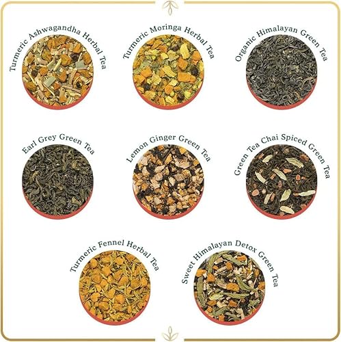 Vahdam, Weekend In Singapore Tea Gift Sets | 8 Assorted Herbal Tea, Green Tea & Chai Tea In A Travel Edition Gift Box | Pure Ingredients | Luxury Gift For Any Occasion | Festive Tea Gifts #TOP1