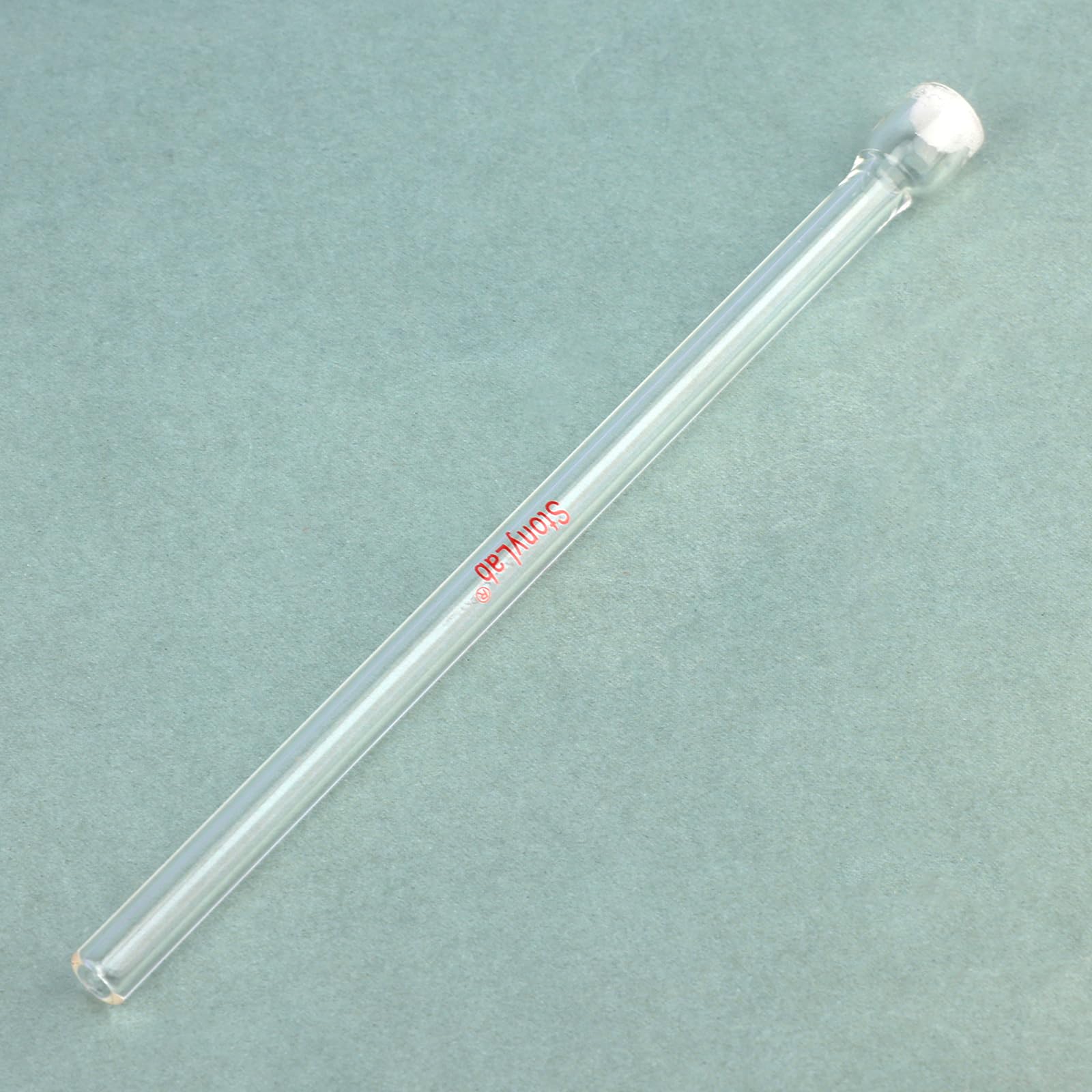 stonylab Tube de Dispersion de Gaz Droit, Verre de Haute Borosilicate, Noyau de Sable G2 avec Taille de Pore de 30-50 μm pour Diffusion Efficace d'Air ou de Gaz en Laboratoire et Aquatique, 10 mm