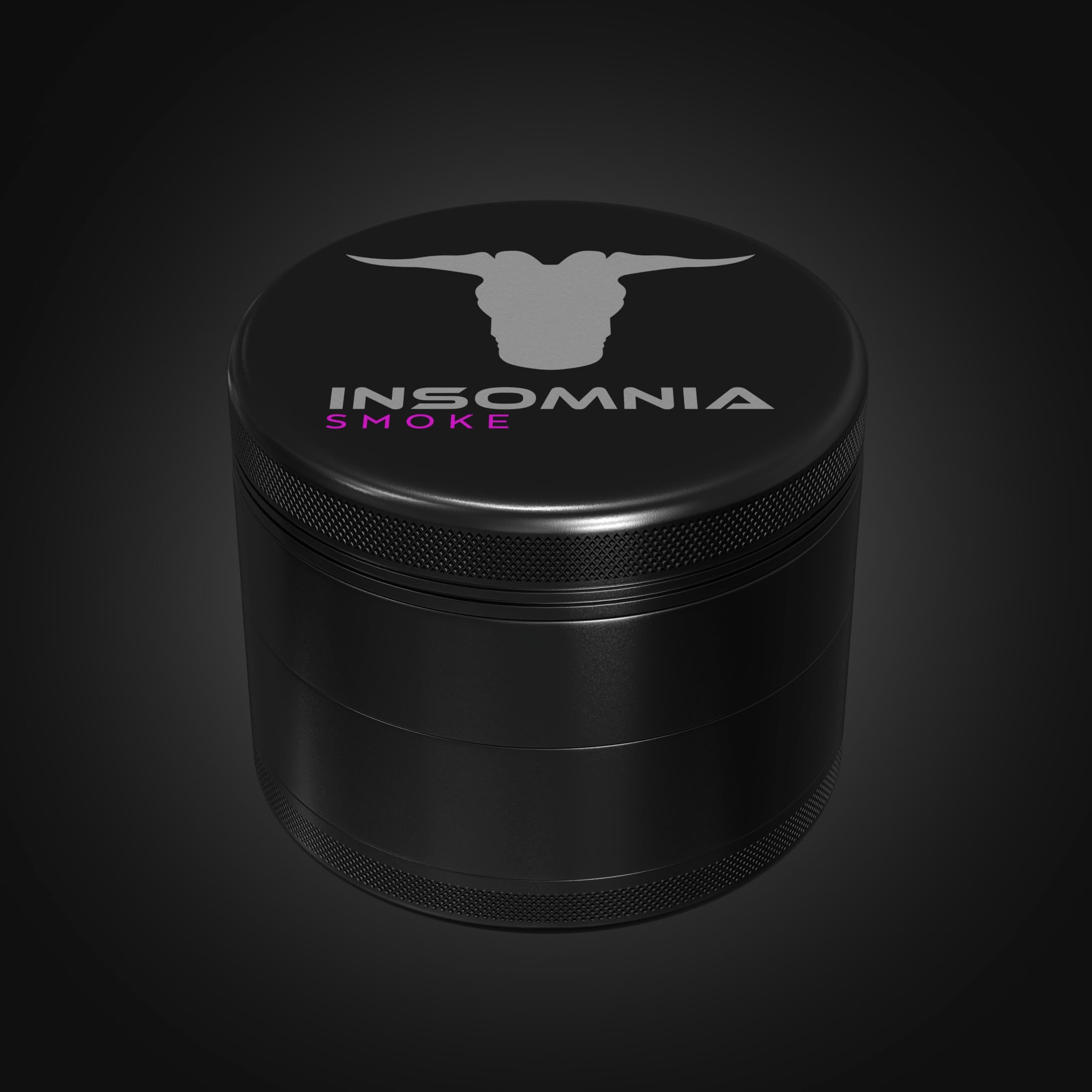 Grinder per Erbe | Grinder Premium in Metallo di Alluminio a 4 Parti con Filtro per Polline, Coperchio Magnetico, 28 Denti Affilati, Rivestimento in Ceramica, Facile da Pulire e Antiade (Nero)