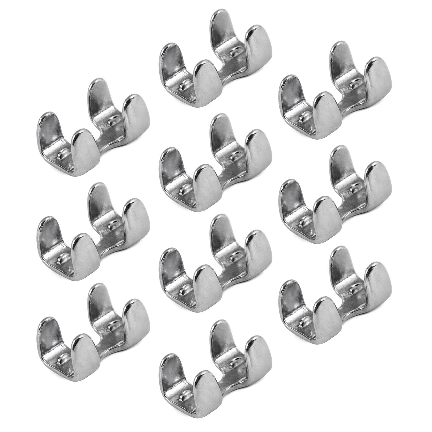 Jeffers Zinc Plated Rope Clamp, 1" x 1-3/4" – Heavy Duty Rope Fastener for Securing Ropes, Paracord, Cables, Lines, Tie Downs, Swings, Tarps, Canopies