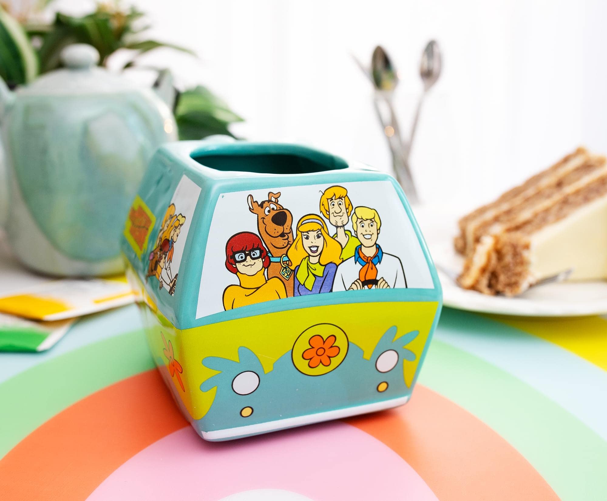 The Scooby-Doo Mystery Machine Sculpted Ceramic Cookie Jar by... The Scooby-Doo Mystery Machine Sculpted Ceramic Cookie Jar by...