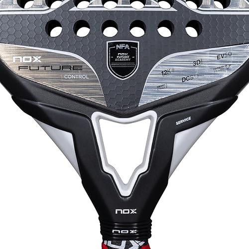 Miniatura 3 de Pala de pádel Future Control 12K Alum NFA Edition Pala de Padel de forma redonda Cara de carbono alumbre de 12 quilates, núcleo EV50 y textura 3D