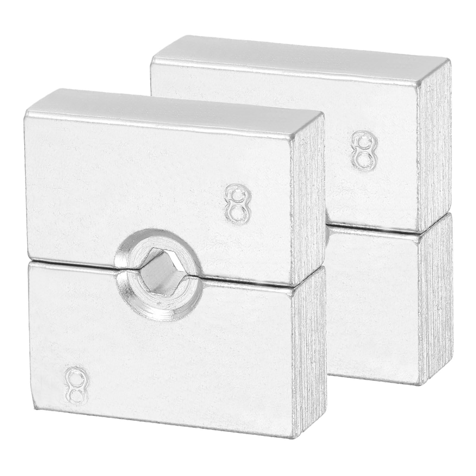 sourcing map 2set Hydraulic Crimping Die 8AWG 8mm 8 Ton for YQK-120