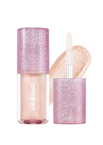 Miniatura 1 de COLORGRAM Milk Bling Shadow 07 Fairylike (23)  Sombra de ojos con purpurina líquida pigmentada, brillo a mate de larga duración, impregnado con