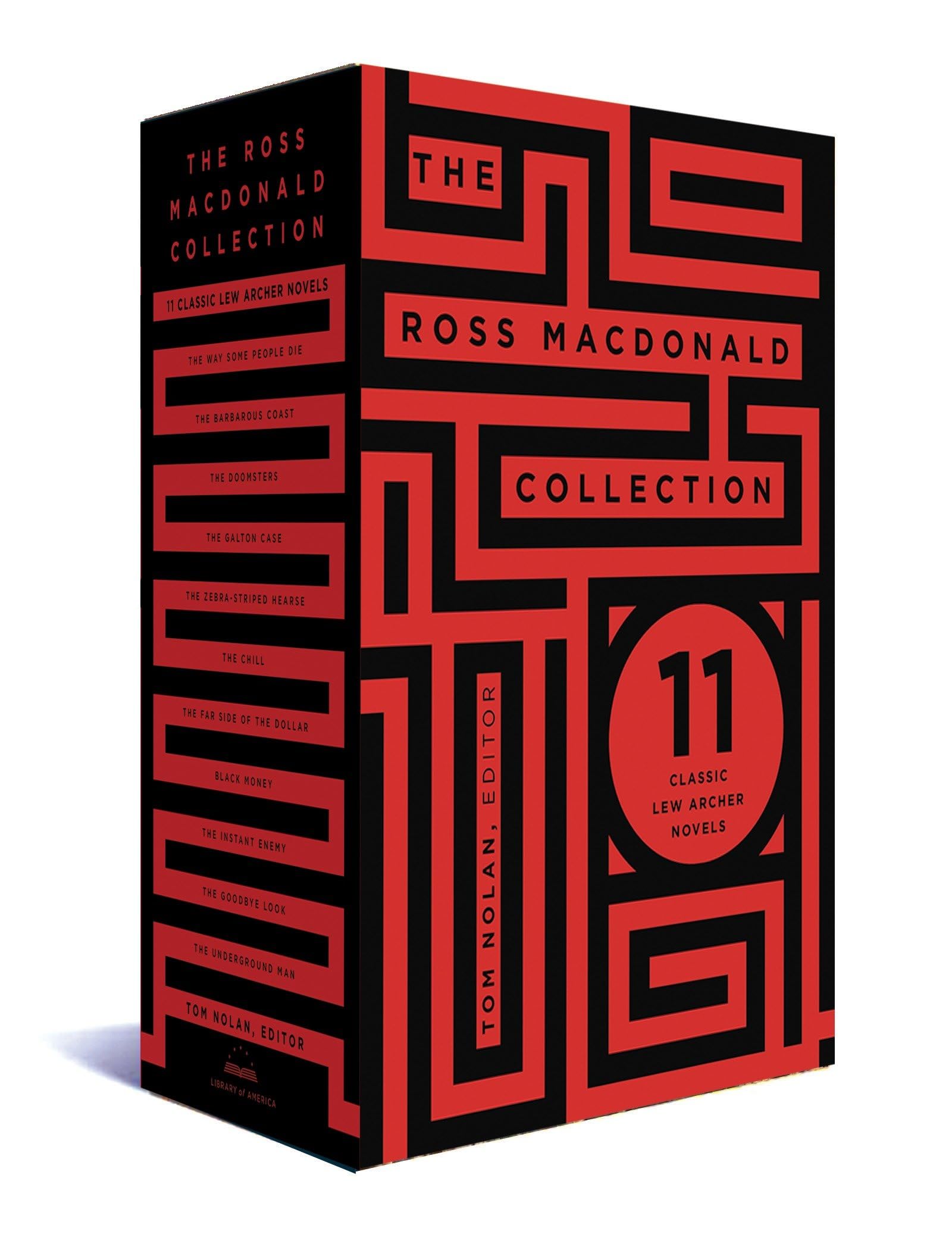 The Ross Macdonald Collection: A Library of America Boxed  by Tom Nolan HARDBACK