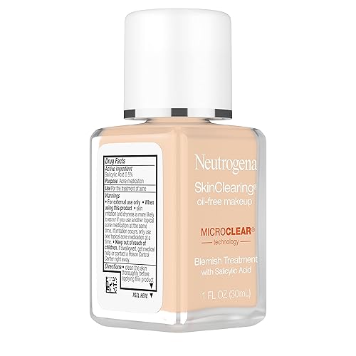 Miniatura 10 de Neutrogena SkinClearing - Base líquida sin aceite para combatir el acné y las manchas con ácido salicílico medicamento para el acné control de