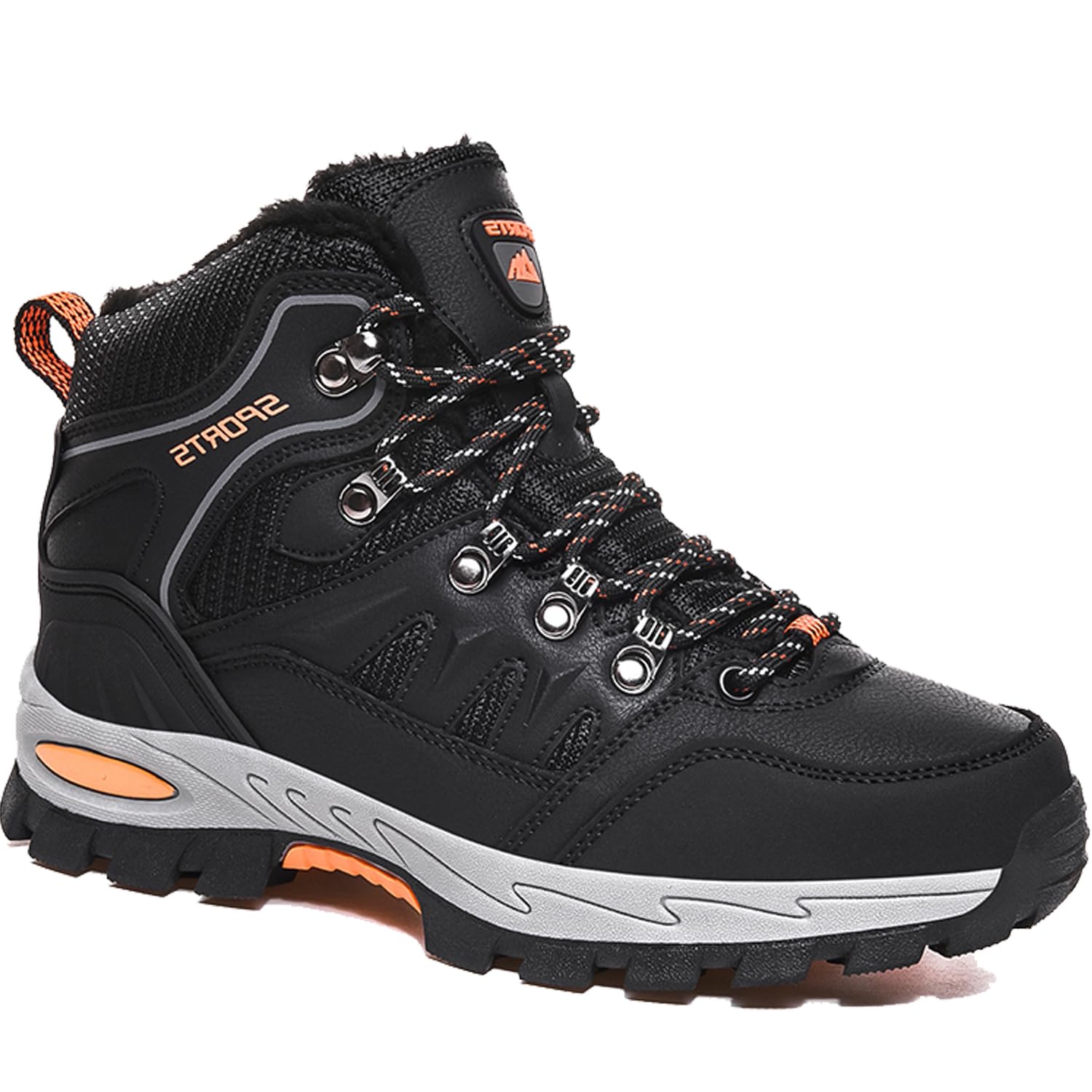 Men's Mountain Boots Waterproof Trekking Shoes Mountain Non-Slip Trail Winter Ankle Boots Shoes