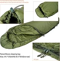 Vista 3 de MT Sistema de sacos de dormir modulares militares del ejército, múltiples capas con cubierta Bivy para todas las estaciones, bosquemulticámara
