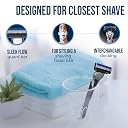 DORCO PACE 4 PRO Replacement Cartridges for Men, Pack of 3 | 4-Blade Razor Refills for Close, Smooth & Comfortable Shave | Ultra-Thin MicroSpan Blades | Lubricating Aloe Strip gallery image