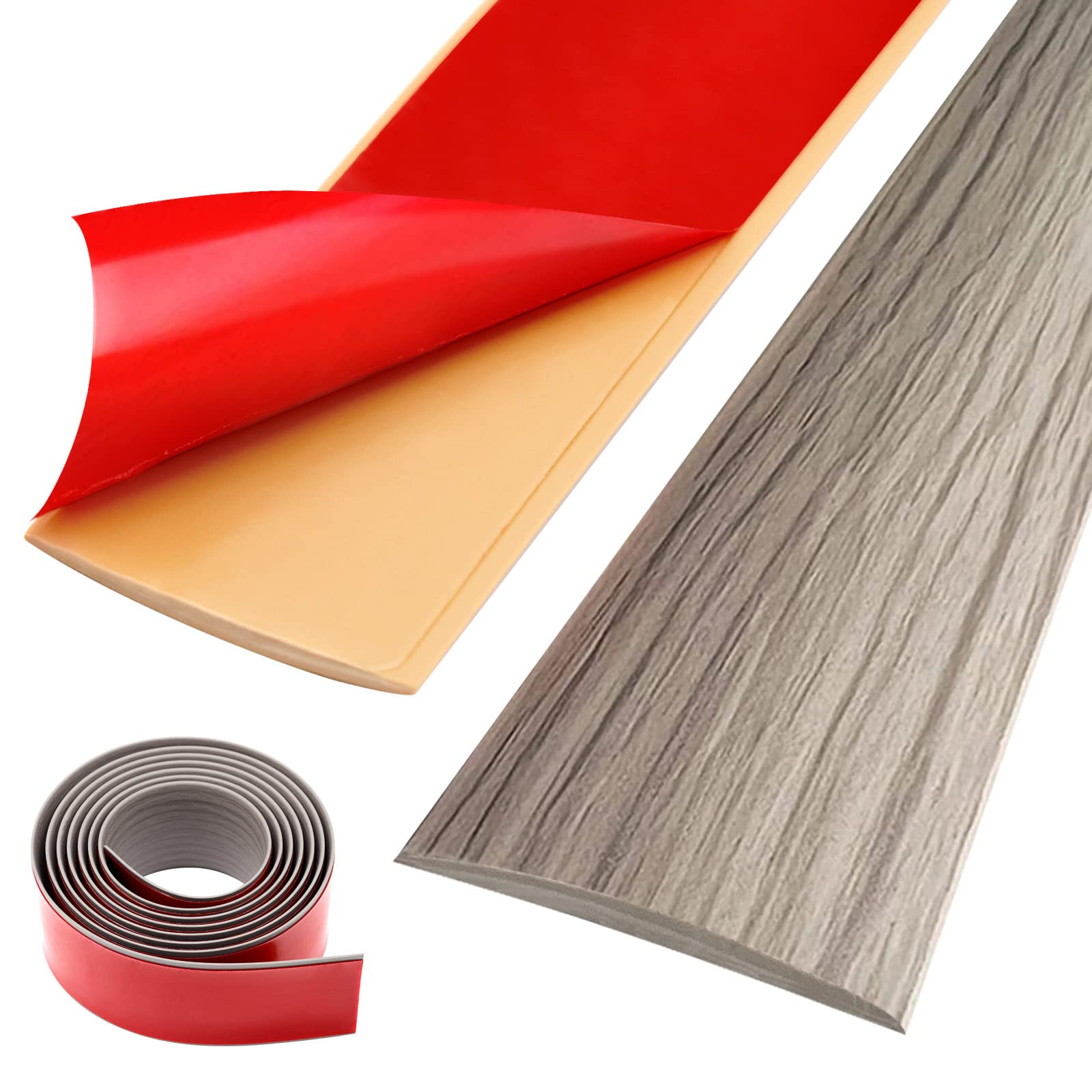 Buy Shining She PVC Floor Transition Strip, Self Adhesive Vinyl