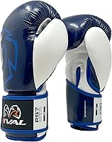 Vista 3 de Guantes de boxeo RIVAL Boxing RB7 Fitness Plus con sistema de correa ergonómica y acolchado de alta densidad en capas para trabajo con saco pesado