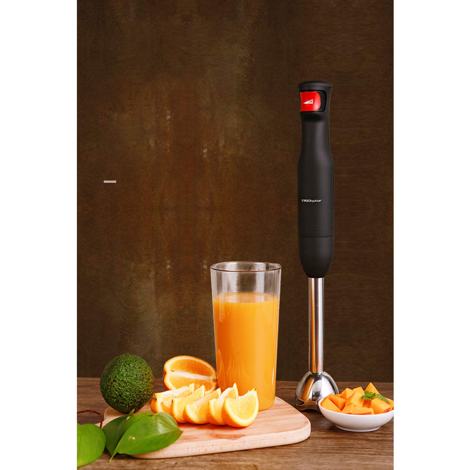 Ubijanie, Blender ręczny 500 W, Blender, Inteligentna bezstopniowa zmiana prędkości, Wyciszenie Redukcja szumów, Trzepaczka do jaj, Do gorących sosów do zup Soki Koktajle Puree Jedzenie, Bez BPA (Siz