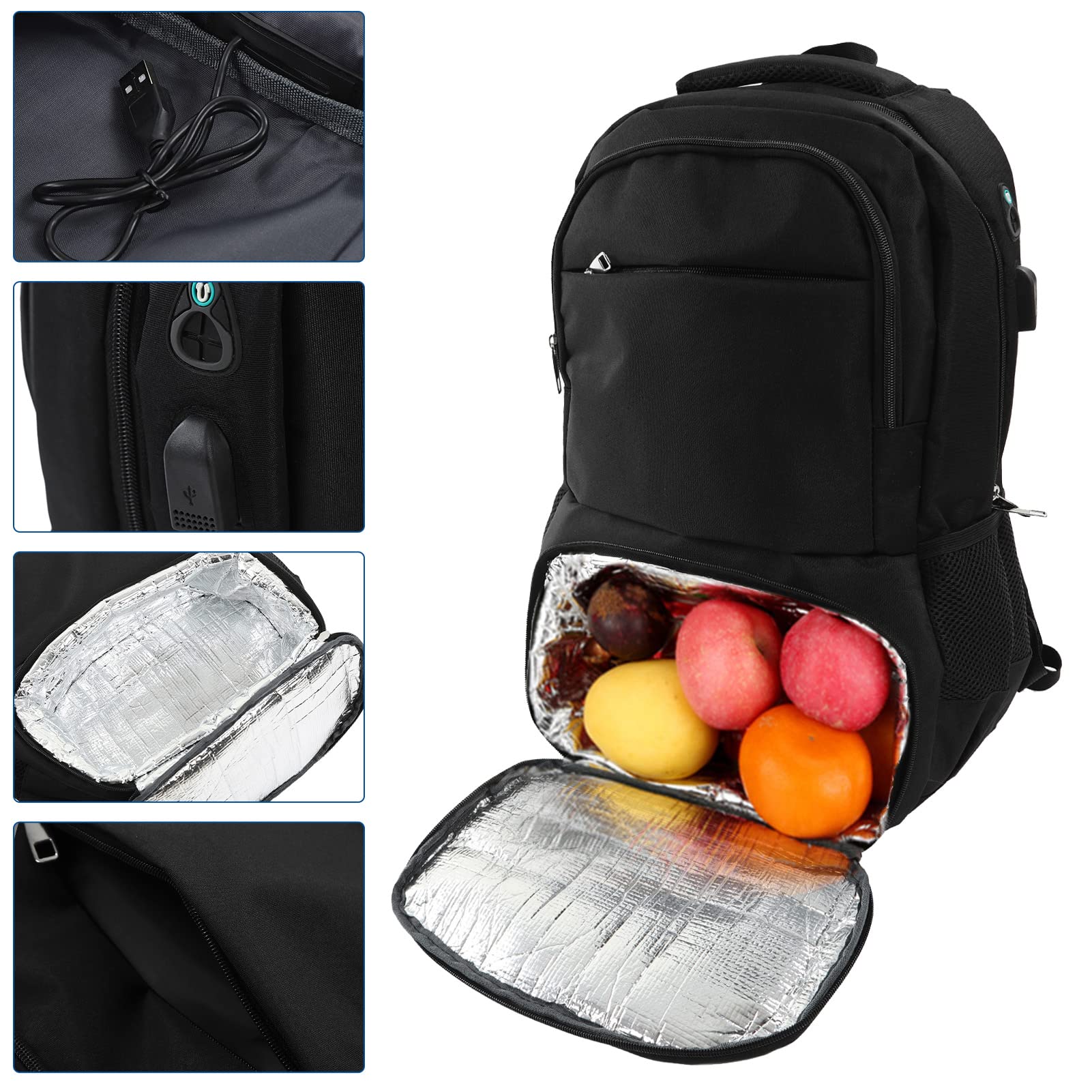 BuyWeek Zaino Frigo, Zaino Termico in Tessuto Oxford Borsa Termica da Campeggio di Grande capacità per Picnic in Campeggio All'aperto