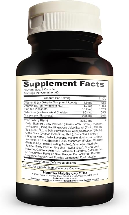 Healthy Habits Prostate Maxum