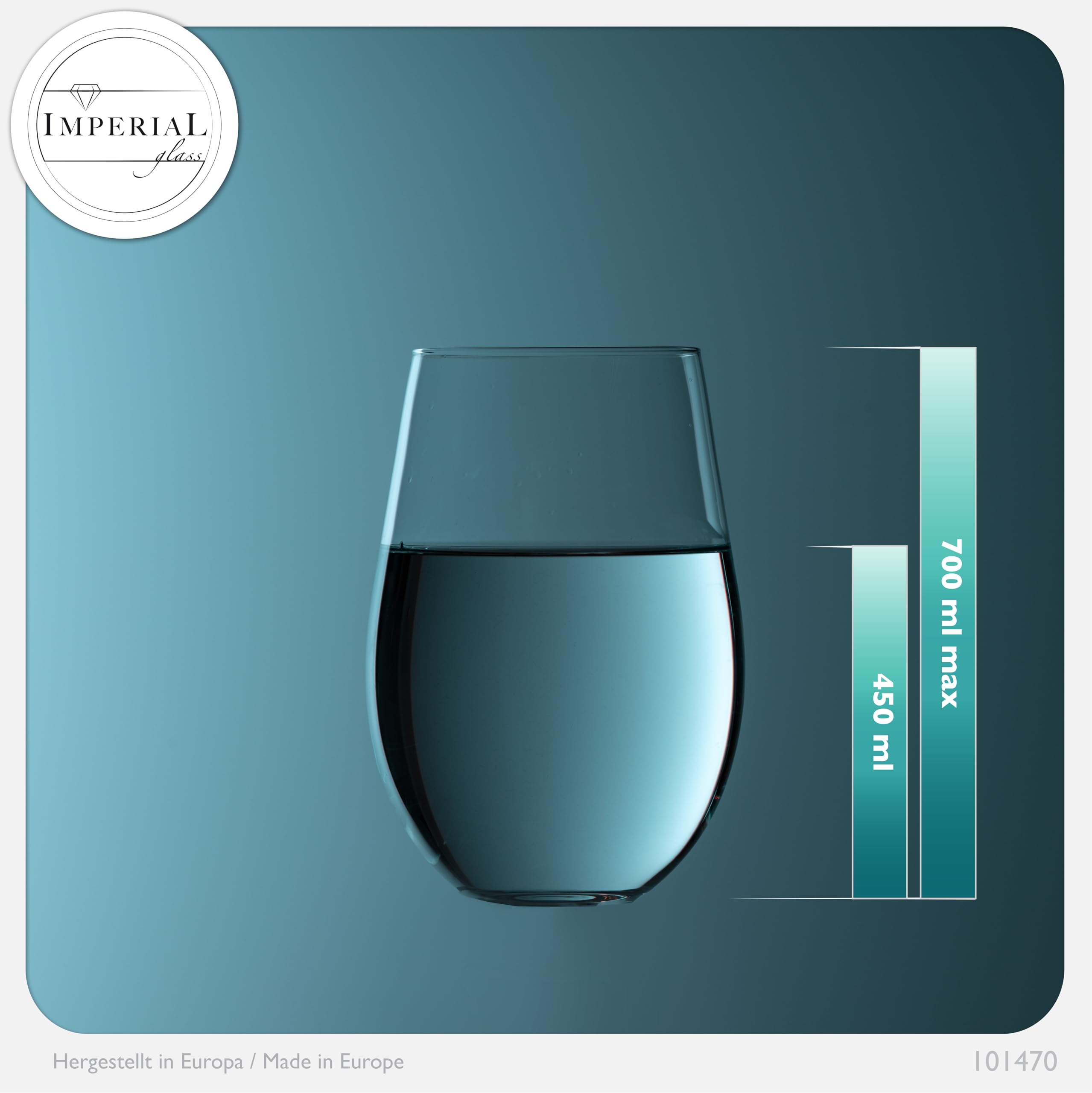 Crystalline Habana - Jarra de agua con vasos (2 L, 6 vasos de 700 ml)