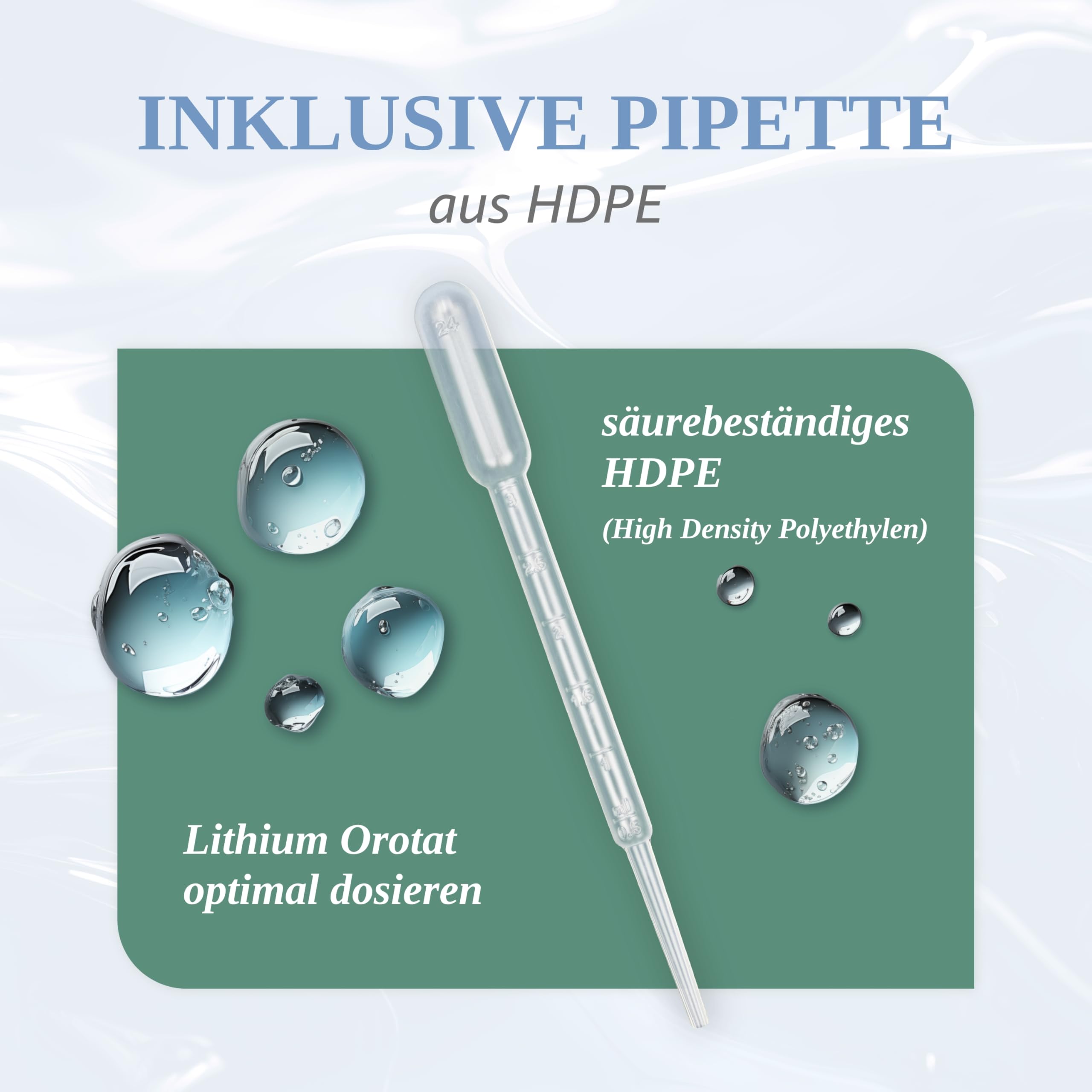 Maison Naturelle ® flüssiges Lithium (250 ml) - Lithium Tropfen 0,5 mg – 500 ppm Fertiglösung mit über 98,5 % Reinheit (250 ml (1er Pack))