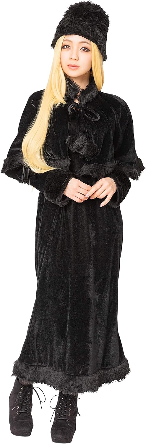 クリアストーン(Clearstone) なりキャラ研究部 コスプレ ハロウィン ブラックケープの美女 レディース ブラック クリアストーン(Clearstone) なりキャラ研究部 コスプレ ハロウィン ブラックケープの美女 レディース ...