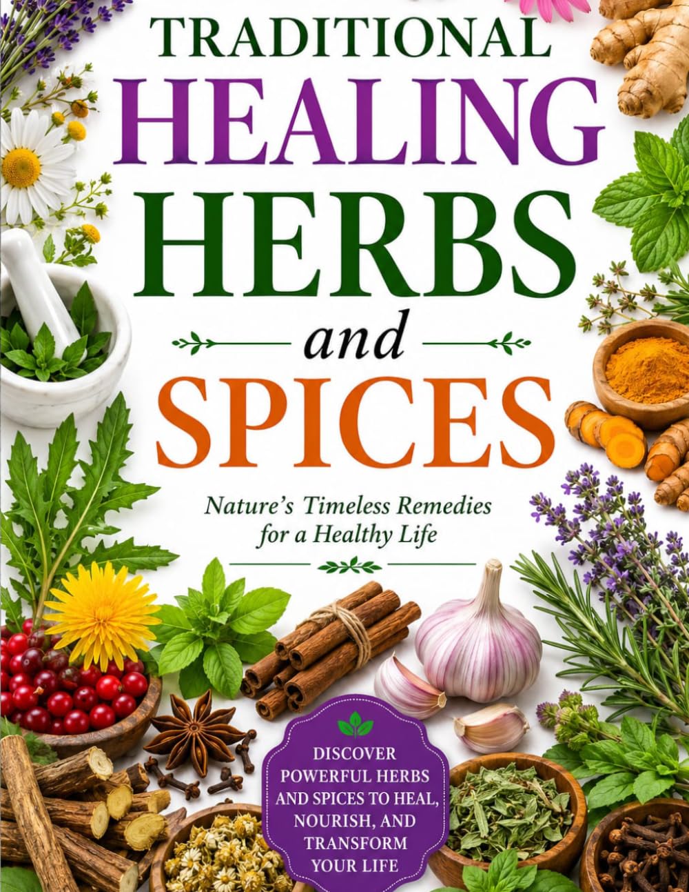 Traditional Healing Herbs And Spices: Nature's Timeless Remedies for a Healthy Life