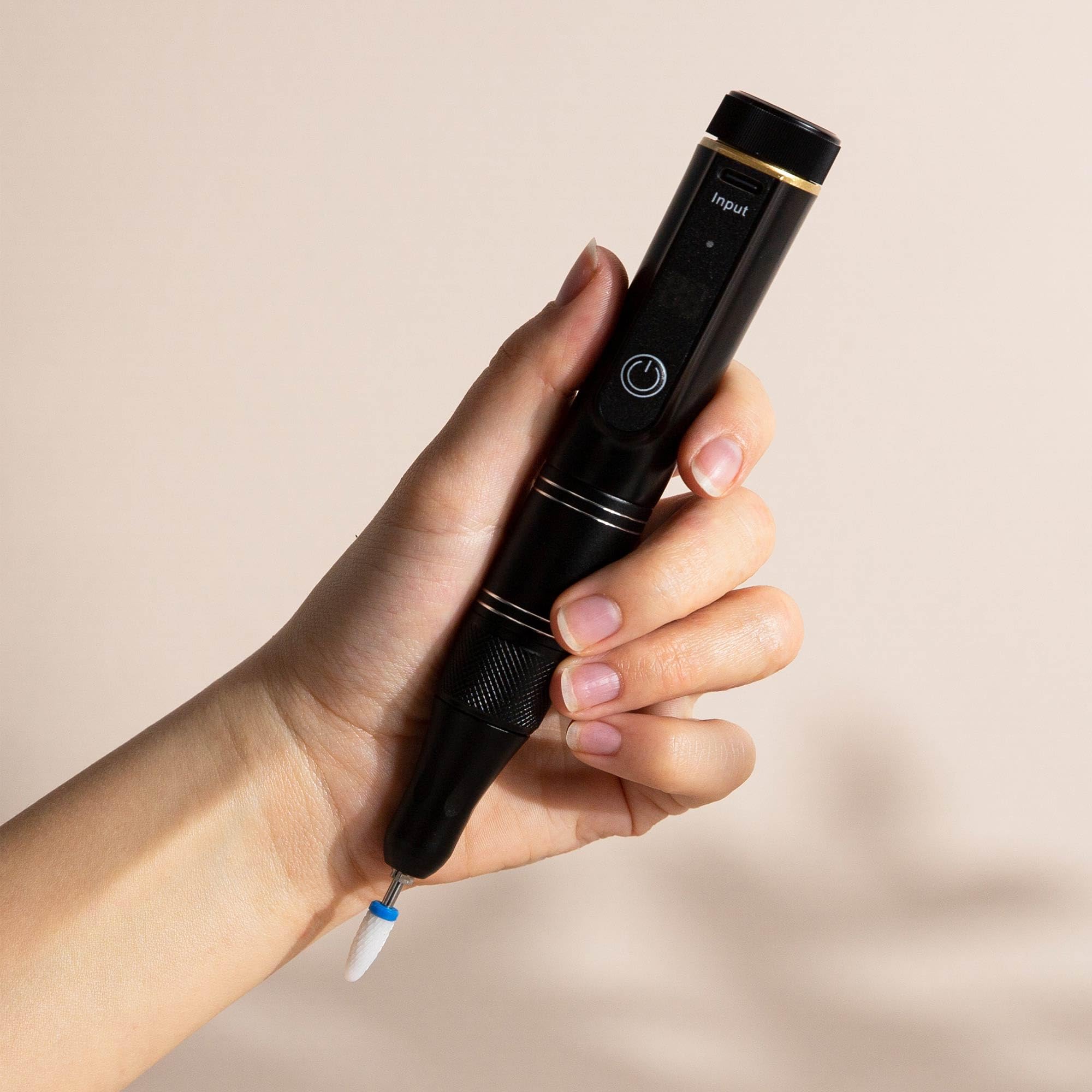 Doonails - Nagelfräser PRO elektrische Nagelfeile mit bis zu 35000 u/Min - Fräser für Gel- & Acrylnägel an Händen und Füßen - Kabellose Nagelfräse wiederaufladbar für Mani- & Pediküre Set