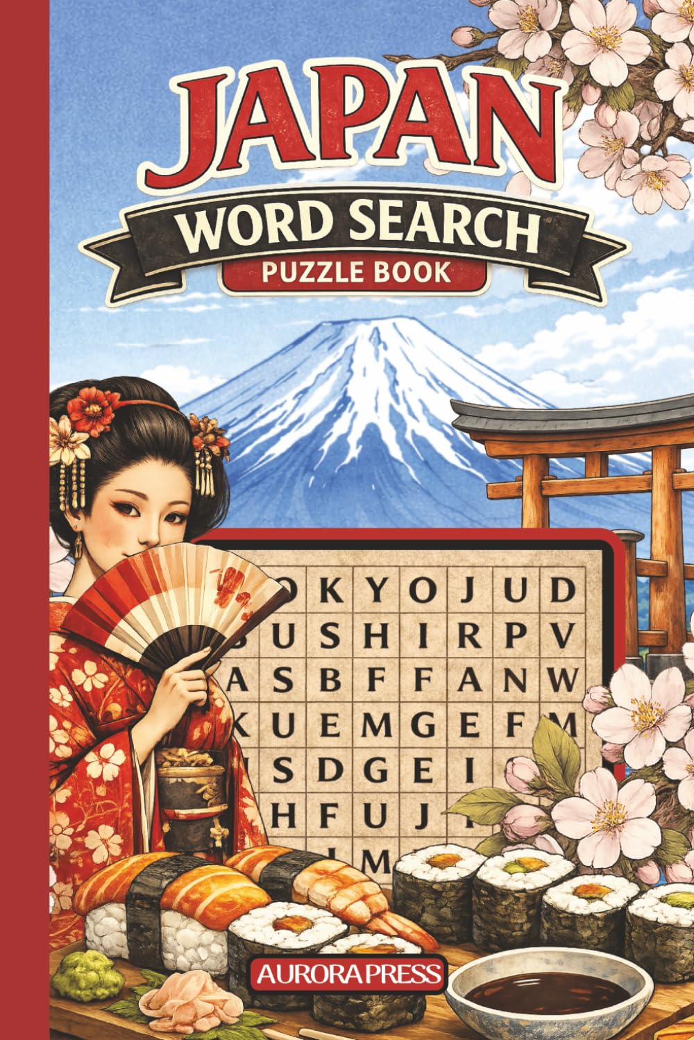 The Ultimate Japan Word Search Puzzle Book: 60 Relaxing Word Search Puzzles Featuring Japanese Culture, Food, Travel, History & Traditions | Learn as You Puzzle