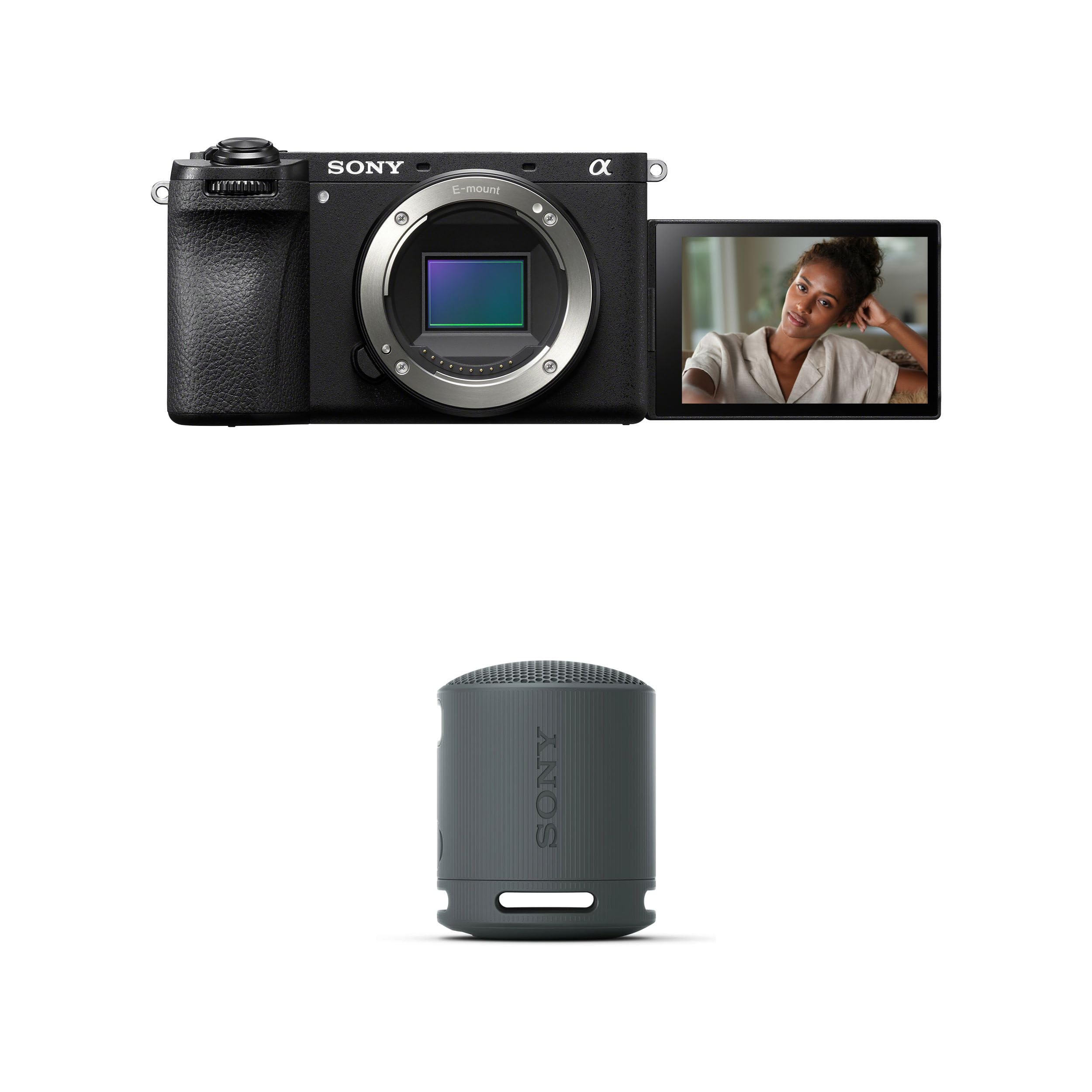 Sony Alpha 6700 APS-C Camera (Body Only) with Wireless Bluetooth Speaker (SRS-XB100) | Made for Creators | 26.0 MP | Artificial Intelligence Based Autofocus | 4K 60p Recording - Black (B0DGLQS3TJ) Amazon Price History, Amazon Price Tracker