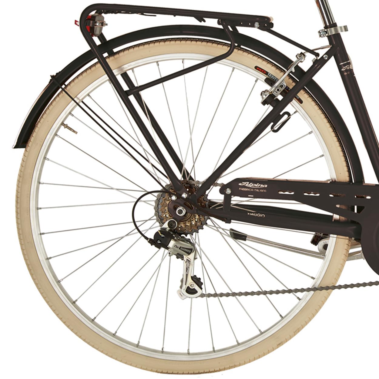 'City Bike Viaje Alpina de Mujer, 28 y Marco de Acero con congiunzioni 46 cm