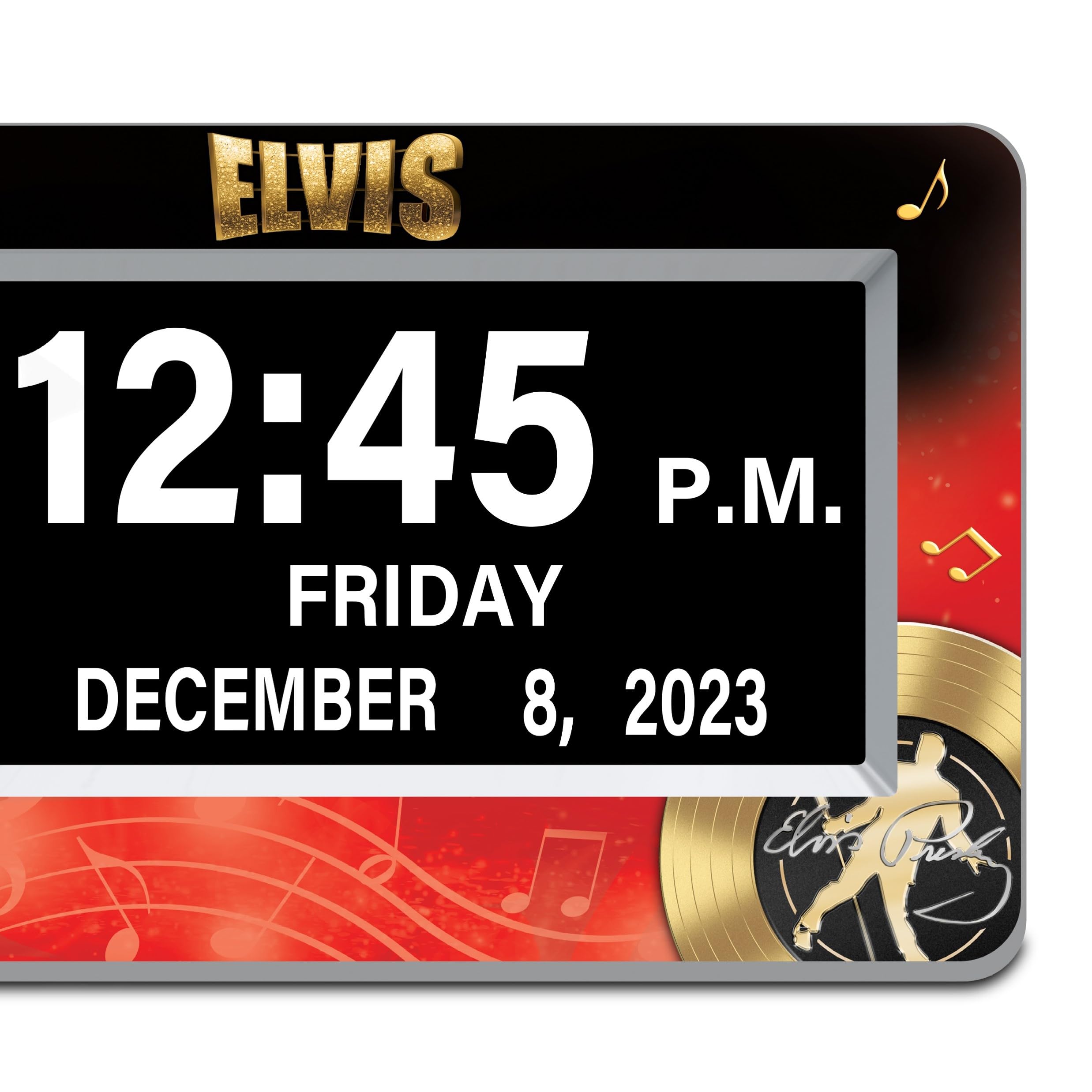 Amazon.com: The Bradford Exchange Elvis Presley Clock Featuring