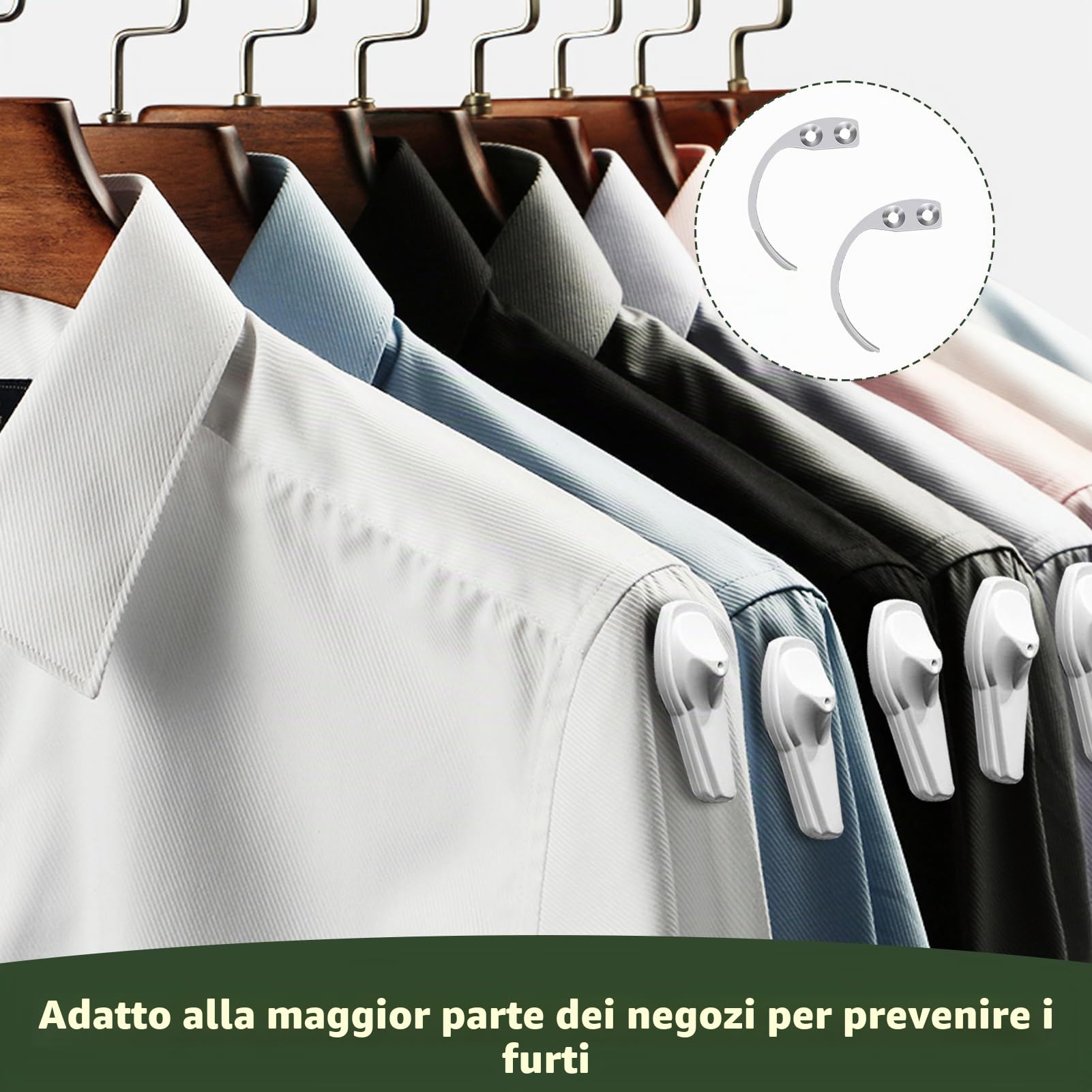 2 Pezzi Dispositivo per Rimuovere le Etichette Anti Taccheggio, Separatore Portatile di Etichette di Sicurezza, Dispositivo di Sblocco in Acciaio Inossidabile per Scarpe, Abbigliamento e Accessori