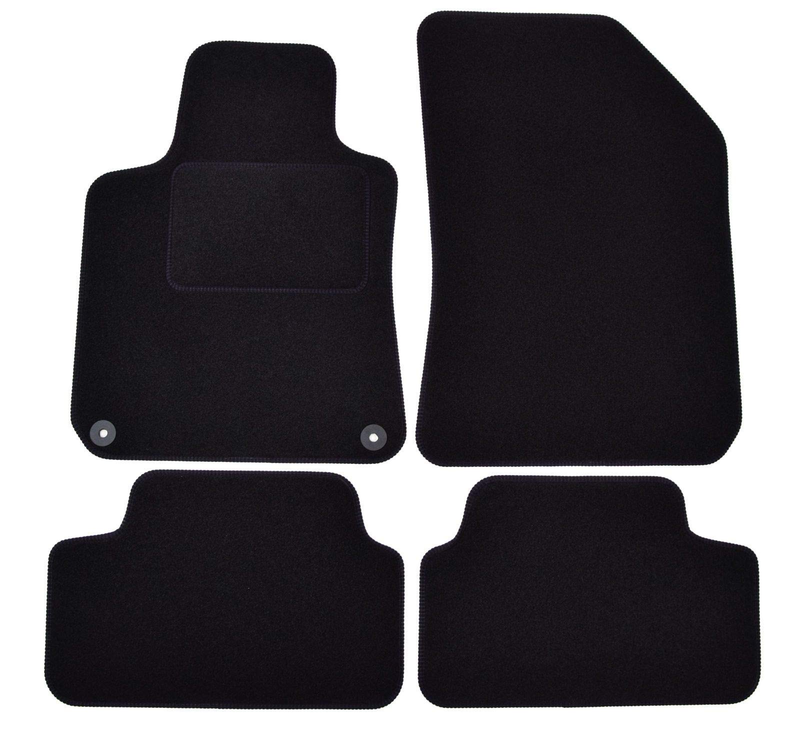 Tapis De Sol 3D Caoutchouc Sur Mesure Peugeot 308 2014-2021 – Bord Haut Toutes Saisons – Noir Antidérapant