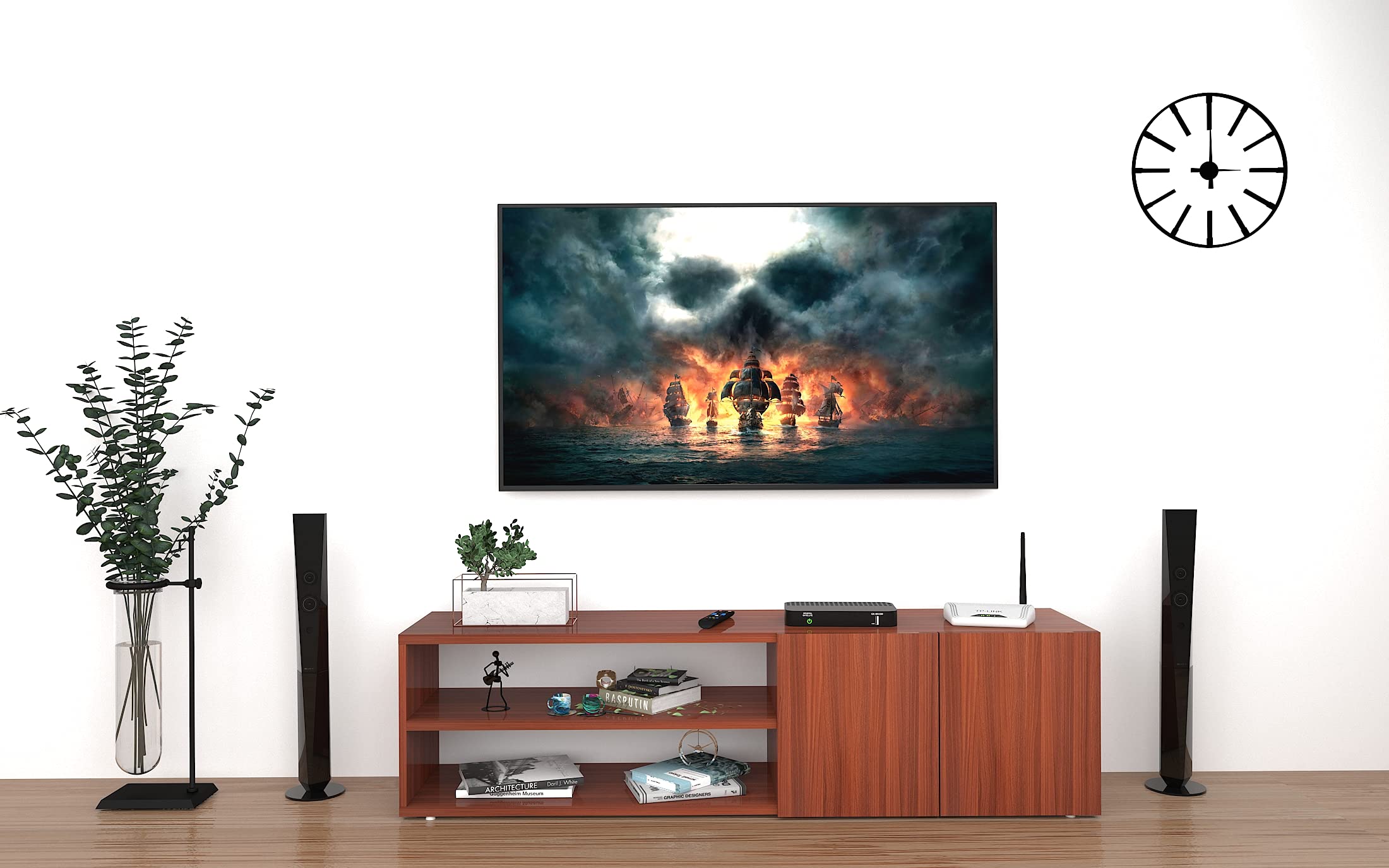 Buy Anikaa Vactor Engineered Wood TV Unit/TV Stand/Floor Standing TV