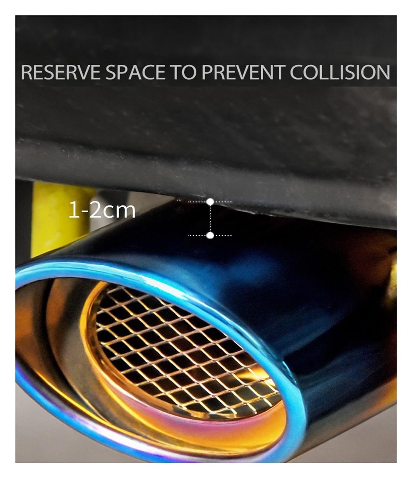 Cola Escape Tubo Para Suzuki Para Jimny Para JB64/para JB74 2019 2020 Silenciador De Escape De Coche Tubos Traseros 1 Uds Terminales Escape (Size : Style B)