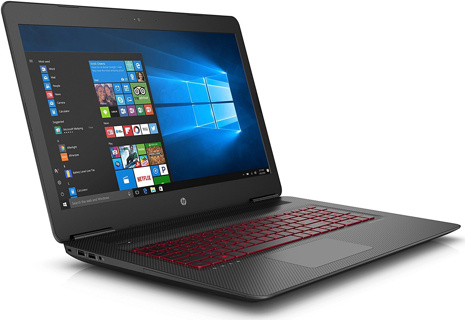 HP Omen AX250TX 15.6-inch Laptop (7th Gen Core i7-7700/16GB/1TB  