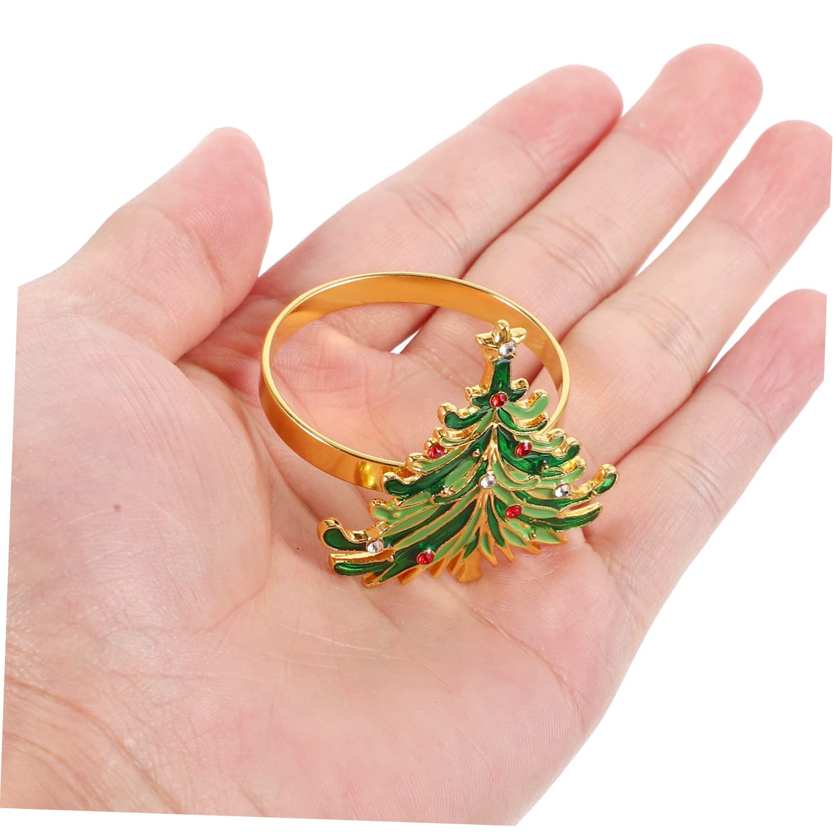 Ciieeo 3 Set Di Fibbie Porta Tovaglioli Per Albero Di Natale Decorazioni Eleganti Per Feste Del Ringraziamento E 6 Pezzi * 3