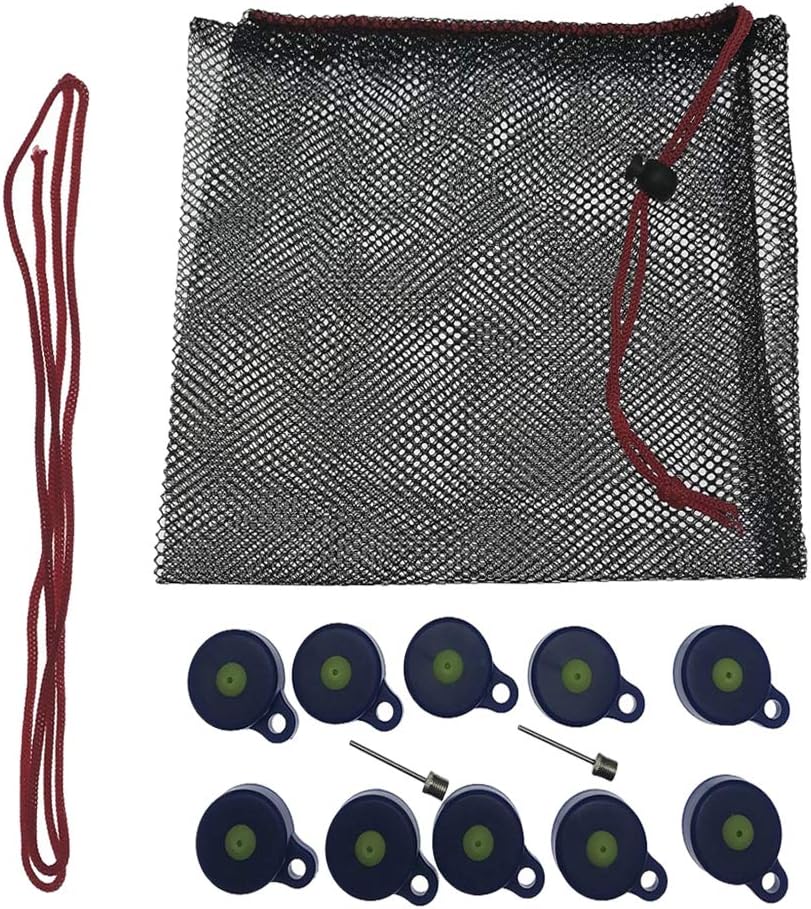 10 Pack Reusable High Pressure Bottle Caps, Air Inflatables Bottles Containers Caps for Pump Inflating Tool, Outdoor Target Hunting Equipment