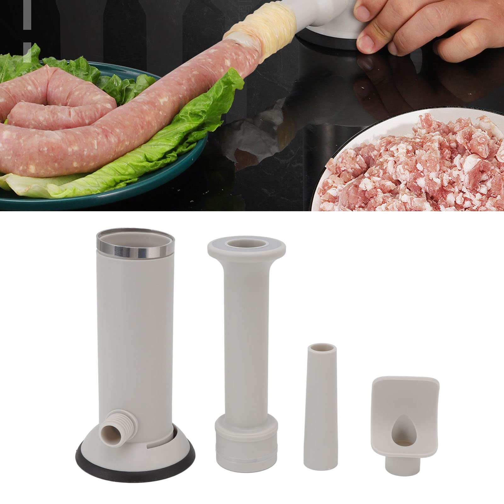 Sausage Stuffer Homemade Manual Sausage Maker with Large Capacity Fast Meat Filling Tool for Household and Commercial Use Food Grade Kitchen Equipment