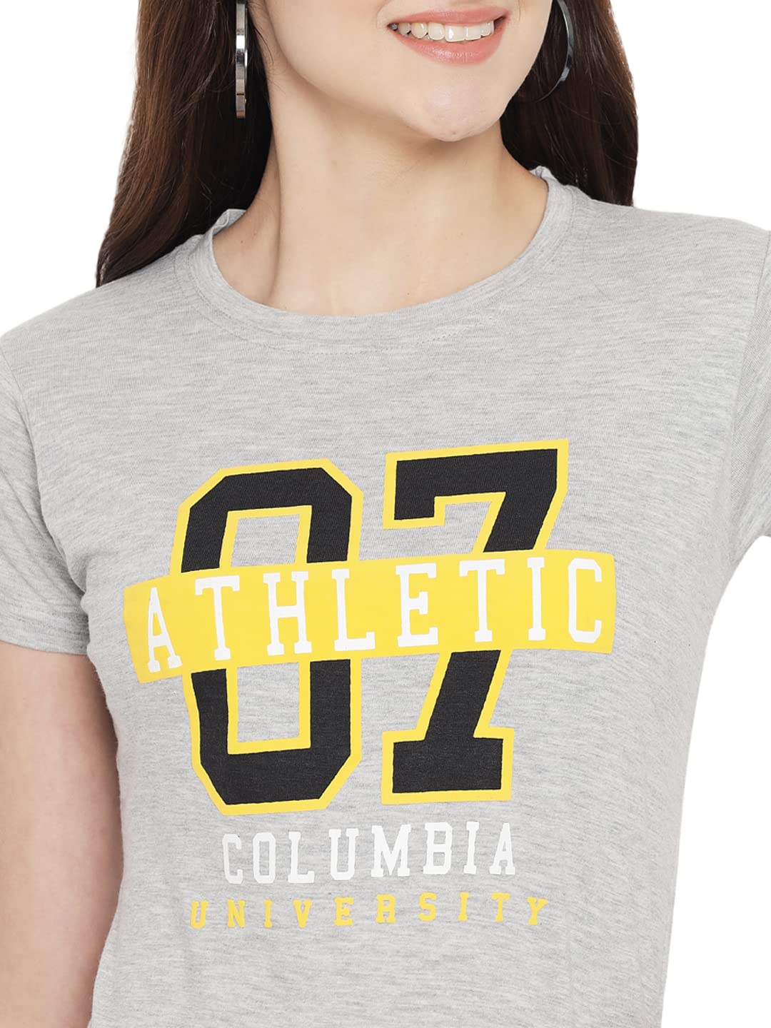 Preneum T-shirt décontracté à manches courtes en coton pour femme || Tendance et styles (lot de 3)