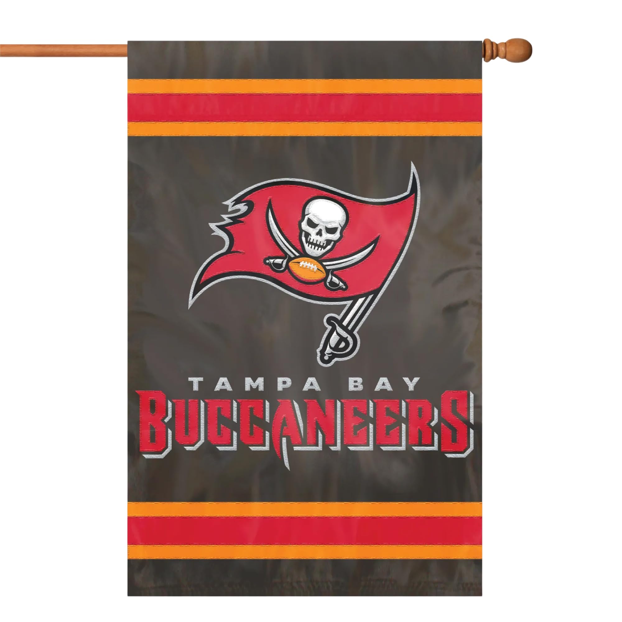 Party Animal NFL Team Flag, Double-Sided, Tampa Bay Buccaneers