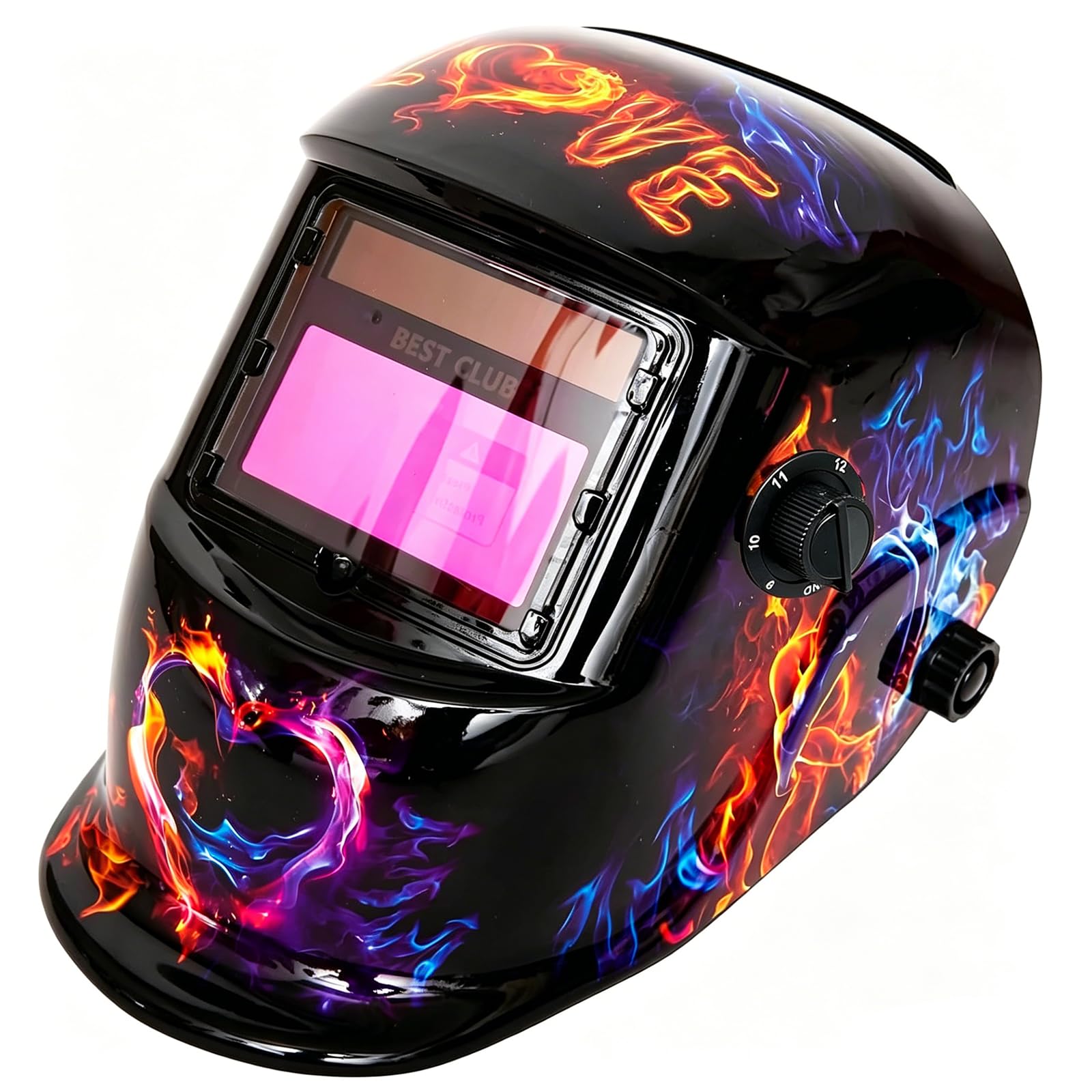 BESTCLUB Welding Helmet - Auto Darkening & Solar Powered -8