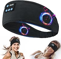 Vista 1 de Sleep Headphones Wireless Bluetooth - Sleep Headphones with White Noise and Ultra-Thin HD Speakers Bluetooth Headband for Sleeping Workout Insomnia