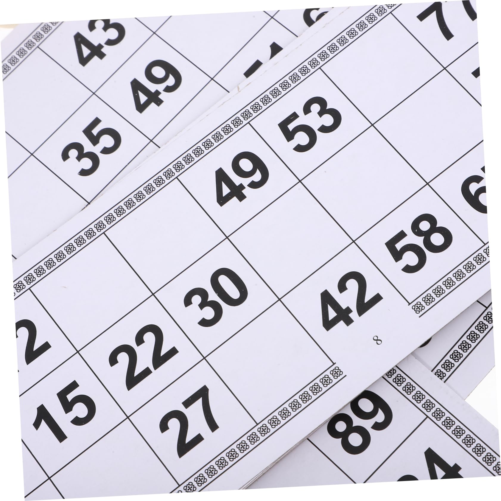 Lustiges Bingo Spiel mit 90 Doppelseitigen Zahlenkarten Fördert Hand Auge Koordination und Feinmotorik für Partys und Gruppenspiele