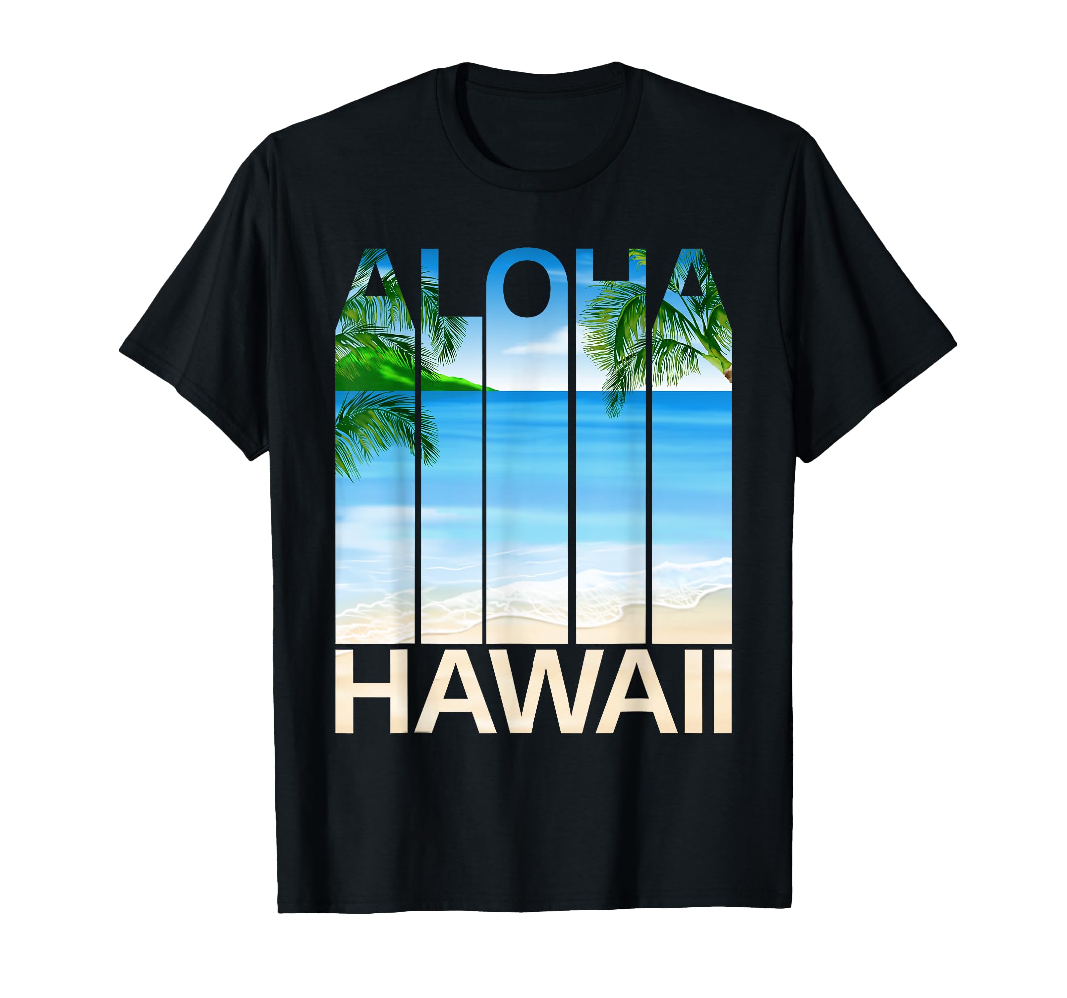 Aloha Hawaii Tropical Beach T-Shirt